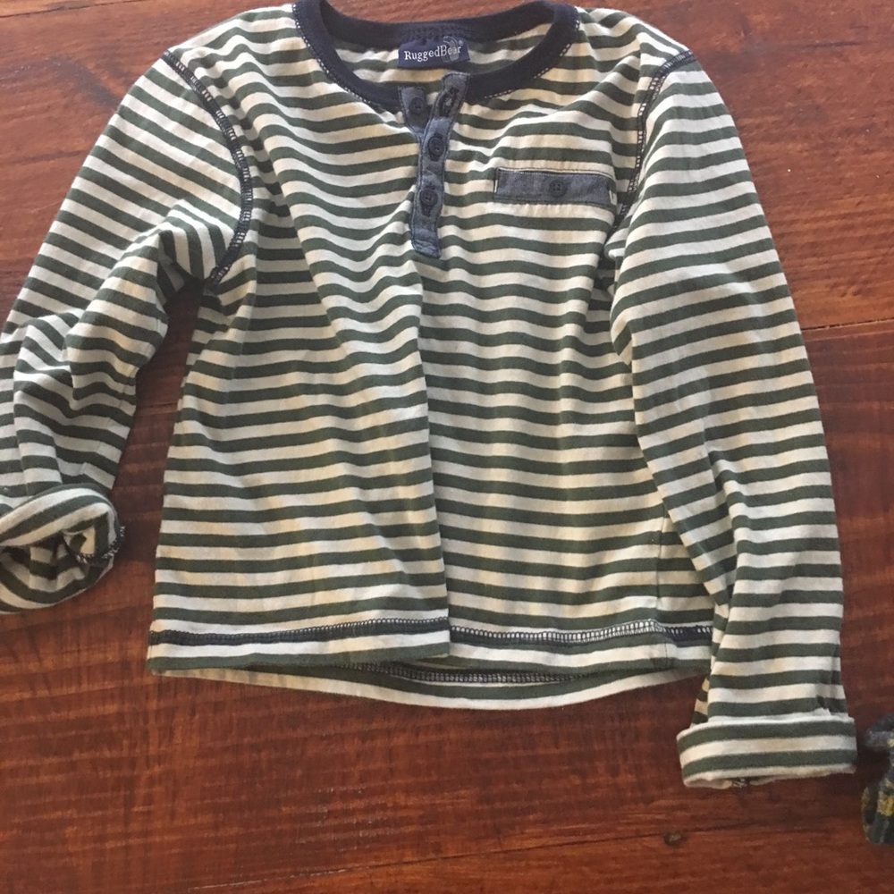 Boys rugged bear LS top 3t